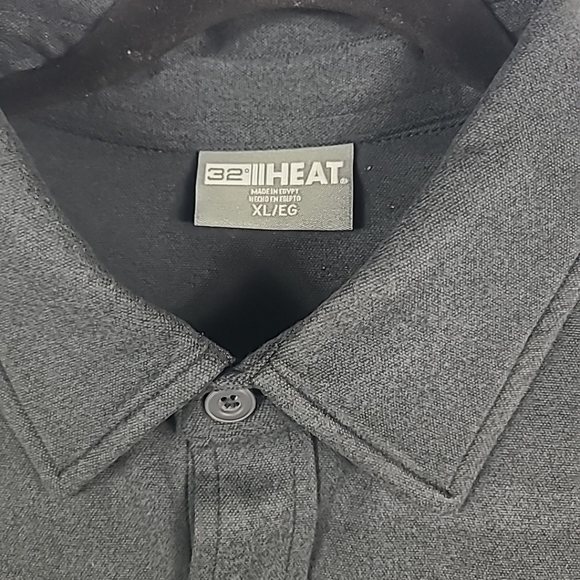 NWT 32 Degrees Cool Men's Long Sleeve Button-Up Shirt, Gray, Sz XL - Picture 2 of 6